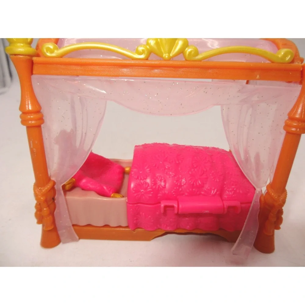 Disney Junior‎ Sofia The First Royal Bed Canopy Dollhouse Furniture Set